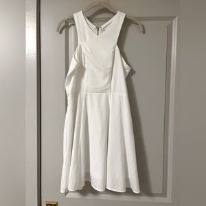 White sun dress, perfect for a bride